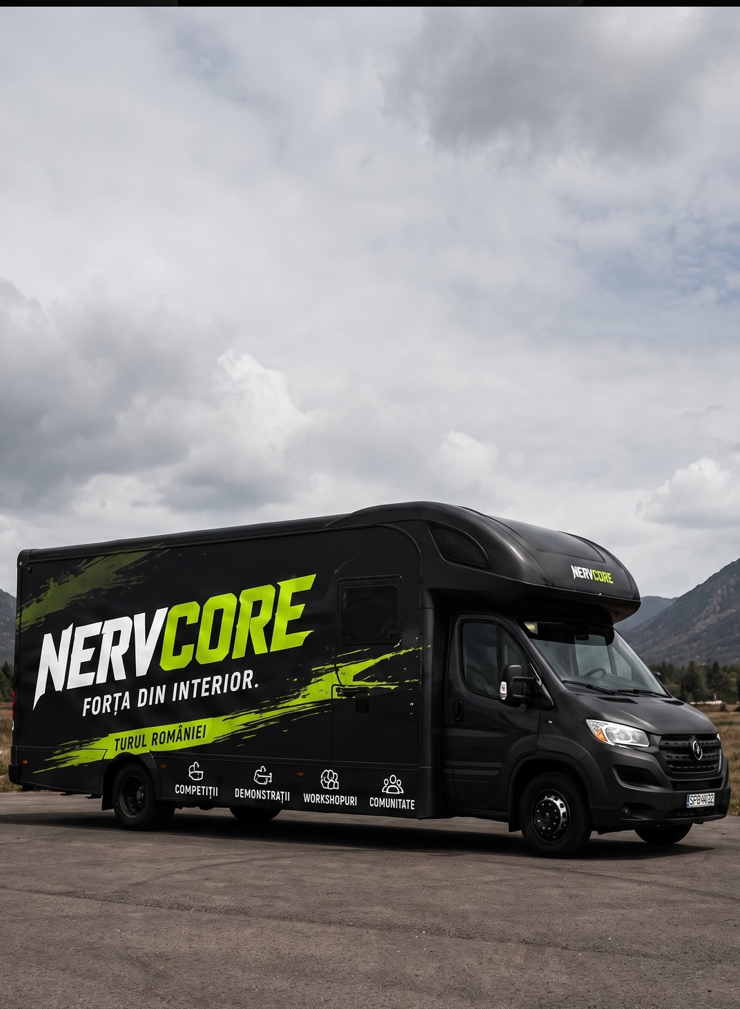 Autorulota NERVCORE — baza mobilă a turului României